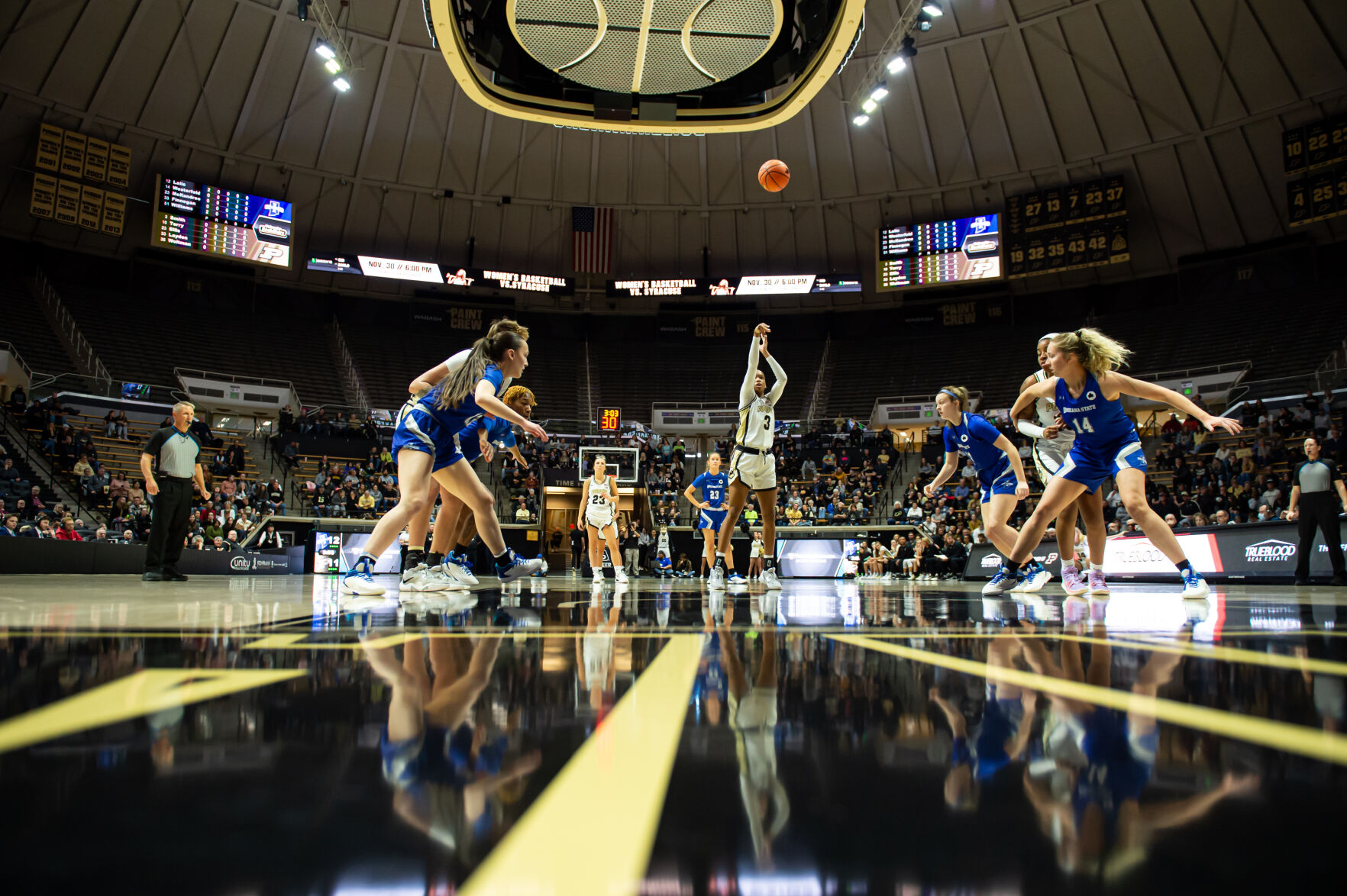 11/20/22 Indiana State, Jayla Smith shoots a free throw
